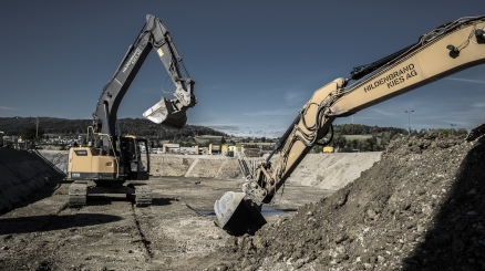 Baustelle Zentralwäscherei Zürich