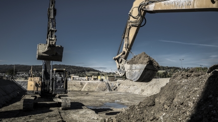 Baustelle Zentralwäscherei Zürich